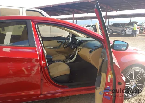 2013 Hyundai Elantra Gls из США, поврежденный, VIN KMHDH4AE7DU709322